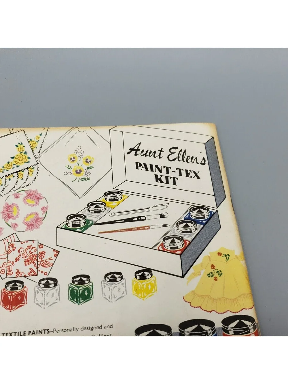 Vintage 1949-50 Catalog Aunt Ellen's Complete Guide to Needlework w/ Order Form